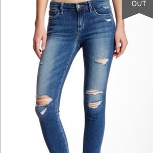 Joe’s rolled crop jeans
